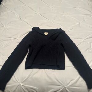 Navy hooded sweatshirt